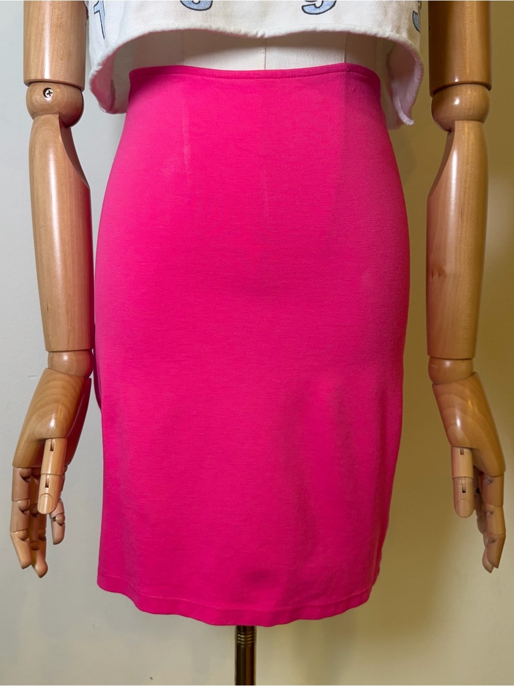 Solemio Los Angeles Pink Pencil Skirt Size S